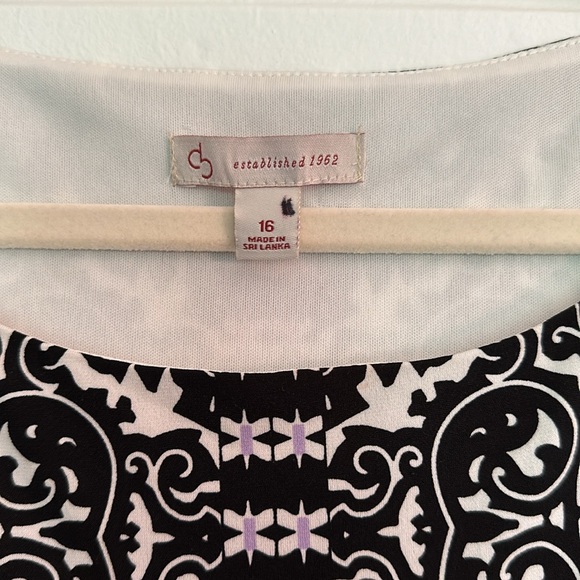 Dress Barn Established 1962 Filagree Tribal Print Dress Size 16 - Picture 4 of 8